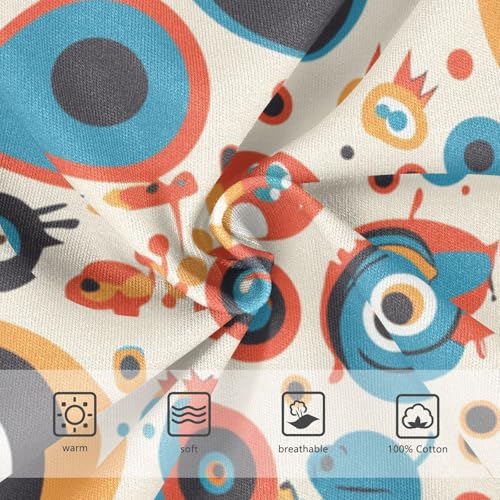 KLL Evil Eyes Black Striped Toddler Boys Cotton Training Underwear Cute Children Undies3