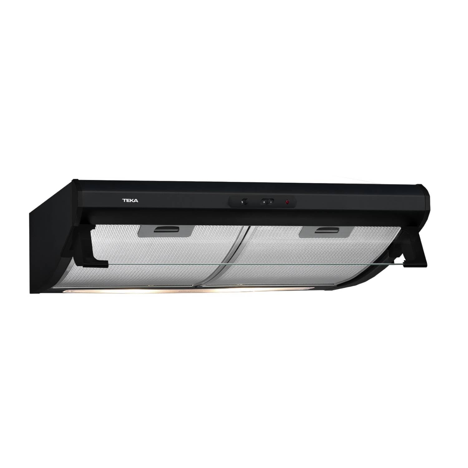 Teka C 6310 - Campana Extractora Acero Inoxidable 60 cm, Clásica e Integrada en Mueble, 3 Velocidades, 1 Motor, Iluminación LED, Color Negro