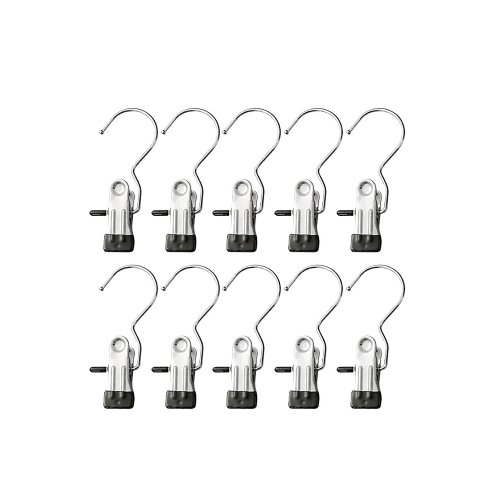 Clothes Pegs 10pcs Laundry Hooks Clothes Pins and Hanging Clips Heavy Duty Clothespins and Hangers Hook Boot Hangers Organizer