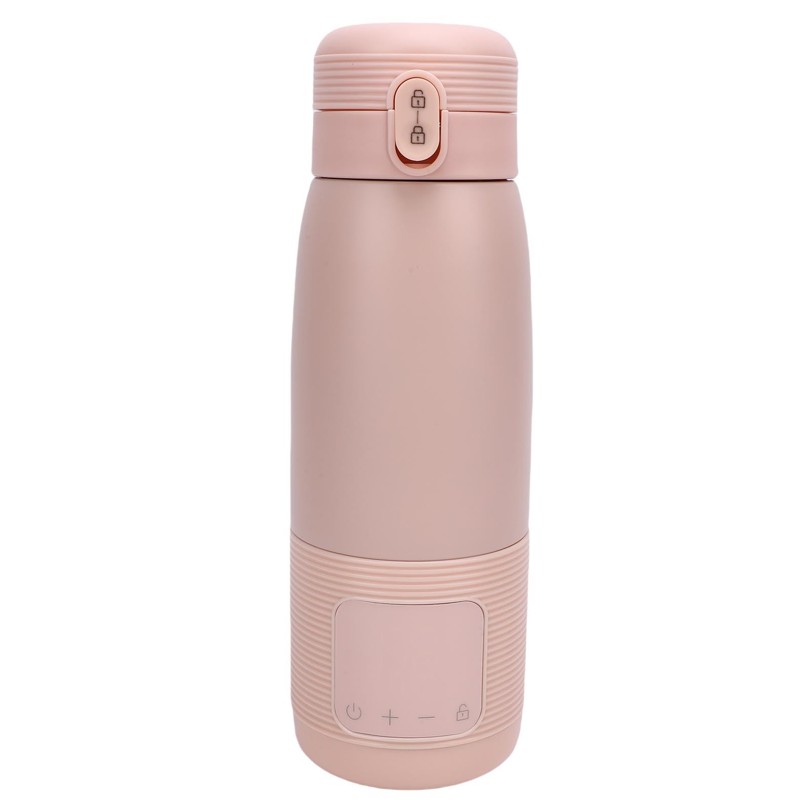 Calentador de Biberones Portátil Recargable |5000 MAh Inalámbrico, Control de Temperatura de 37 °C-55 °C, 500 Ml para Viajes en Automóvil (500 ml 6400 mah)