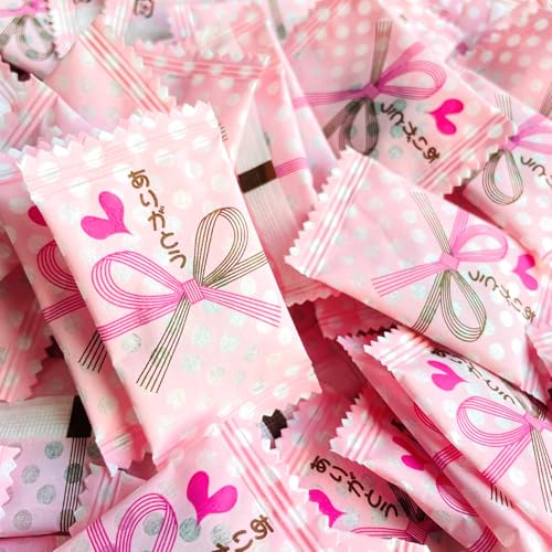 リアライズプランニング ありがとうチョコ 【 50個 】 ハート型 チョコ プチギフト お配り ばらまき 感謝 お礼 お返し 個包装 詰め合わせ 7RabbitRiograndeオリジナルステッカー付 【商標登録番号 第6667215】のサムネイル