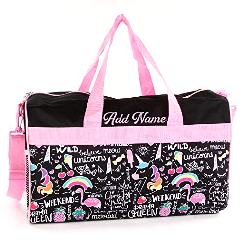 Personalized Kids 18 Inch Duffel Bag for Sports, Travel and Sleepover - Graphics