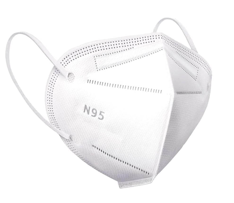 Orbica Premium N95 Mask For Men And Women With Mask Adjuster - Washable - Reusable - Pollution - Protection Mask - Advanced Filtration (Pack Of 5)