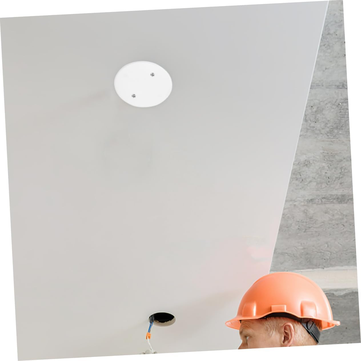 Gadpiparty 60pcs Blank Outlet Cover Plates Electrical Wall Panel Scratch-resistant Flame-retardant High-temperature Resistant for Home Office and More