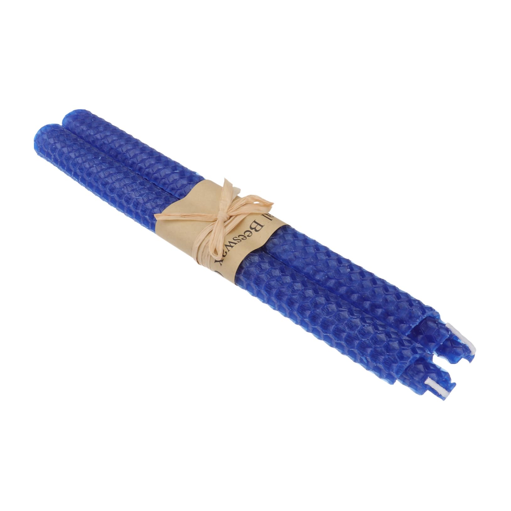 OUNONA 2Pcs Navy Paraffin Honeycomb Long Candles for Table Dinner Parties Home Decor Premium Quality Fits Candlesticks for Romantic Gatherings Festive Events