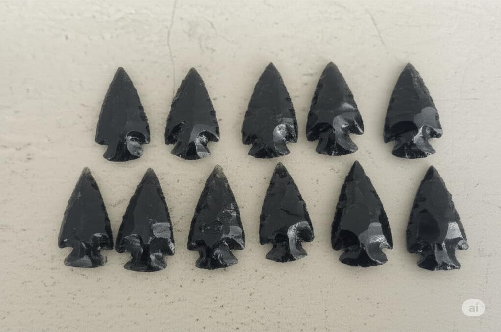Black Obsidian Knife - Crystal Healing & Home Decor -6 Black Obsidian Knife - Crystal Healing & Home Decor -6
