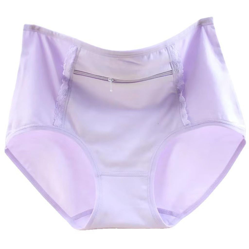 LaseVe 3/5-Pack Biancheria Intima per Le Donne Tasca Stash Hipster Panty Senza Cuciture Boxer Vita Alta Perizoma in Forma Mutande