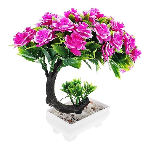 Alipis Peonías Simuladas Decoración Artificial Planta Maceta Bonsái Decoración Hogar