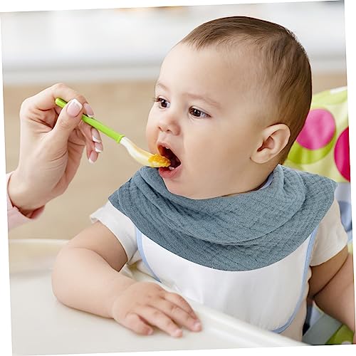 Vaguelly 3pcs Bandana Bibs Newborn Saliva Wipes Cotton Yarn Bibs Easy Fastener for Boys Girls Mealtime3