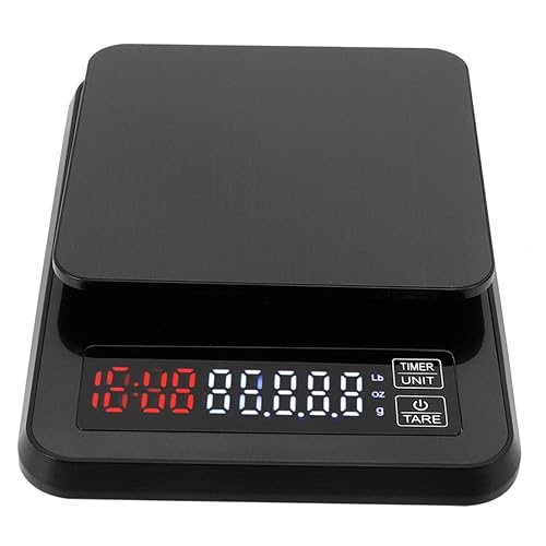 Báscula digital de cocina para alimentos báscula electrónica portátil alimentada por USB con función de temporizador accesorio para hornear