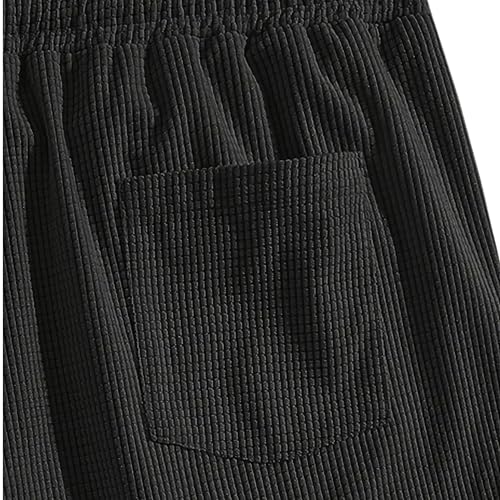 Image of FABRIPPLE Men's Slim Fit Knitted Short for Summer | Stretchable Fabric | Breathable & Lightweight | Casual Lounge Short with Elastic Waistband & Drawstring