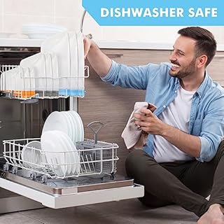 Lerine 6 Pack Reusable Gallon Freezer Bags Dishwasher Safe, BPA Free Reusable 1 Gallon Bags, Leakproof Food Storage Bags for Marinate Meats, Cereal, Vegetables, Home Organization(Gray, 6Gallon)