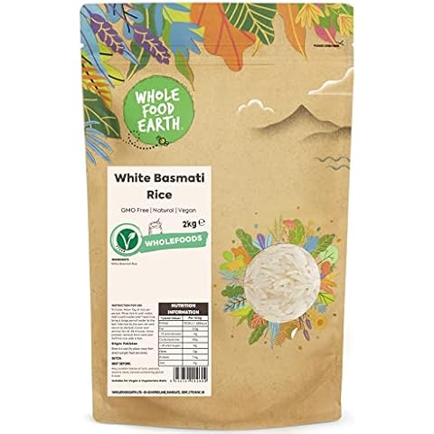 Wholefood Earth GMO-Free White Basmati Rice 2 kg Cover