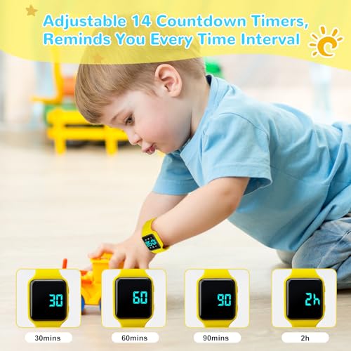 Image of BEN NEVIS Potty Training Watch, Digital Toddler Watch with Countdown /Music /Alarm Clocks /Vibration Reminder and Waterproof, Remind Toddler to Go to The Toilet