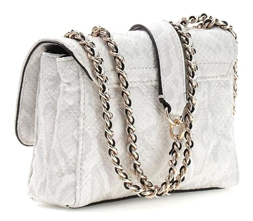 Sac à rabat GUESS Giully II Mini écru double compartiment convertible - 2