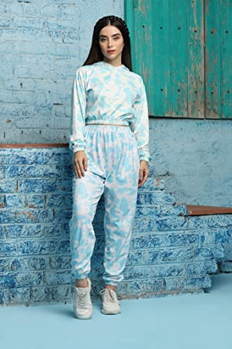 Image of GRECIILOOKS Co Ord Set for Women | Co Ord Set for Women Stylish |Printed Lycra Co Ord Set for Women | Travel Co Ord Set for Women | Full Sleeve