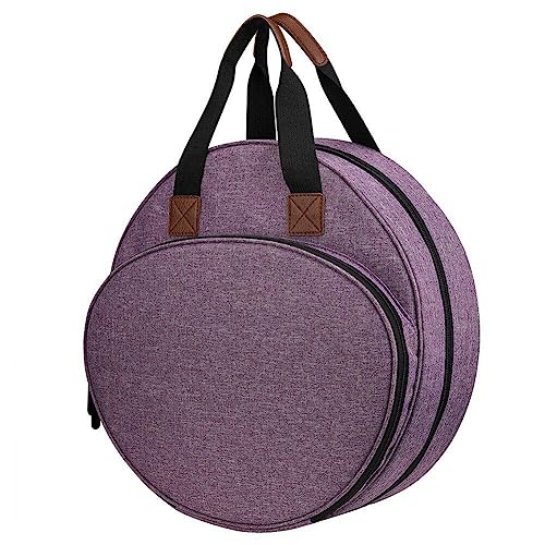 Bolso de ganchillo para bordado y kit de punto de cruz organizador portátil de tejer para viaje 3