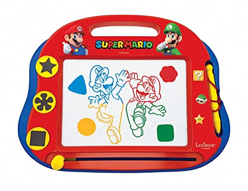 Lexibook Lexibook-CRNI550 Brothers, Nintendo Super Mario, Tablero de Dibujo magnético mágico...