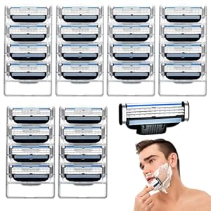 Jiebao Mach 3 Rasierklingen 24 Stück