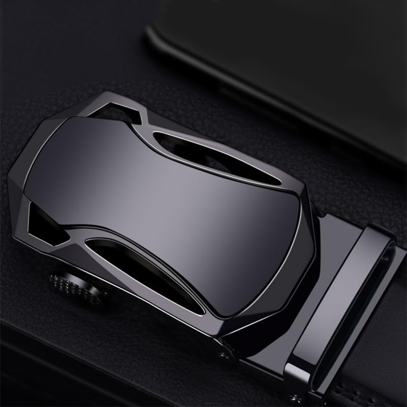 JSEIAJB Men's Automatic Buckle Black Casual Business Belt4