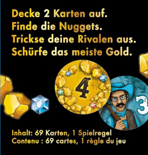 Game Factory 646252 Gold, Mini-Kartenspiel in handlicher Metalldose, ab 6 Jahren, ideal als Reisespiel oder Geschenk, für 2 bis 5 Spieler – Ansicht 3