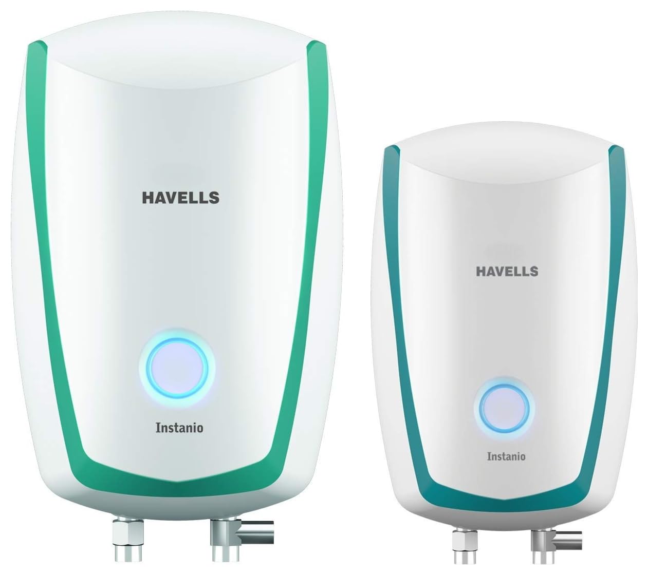 Buy Havells Instanio 10 Litre Storage Water Heater with Flexi Pipe (White  Blue) u0026 Havells Instanio 3-Litre Instant Geyser (White/Blue) Online at Low  Prices in India - Amazon.in