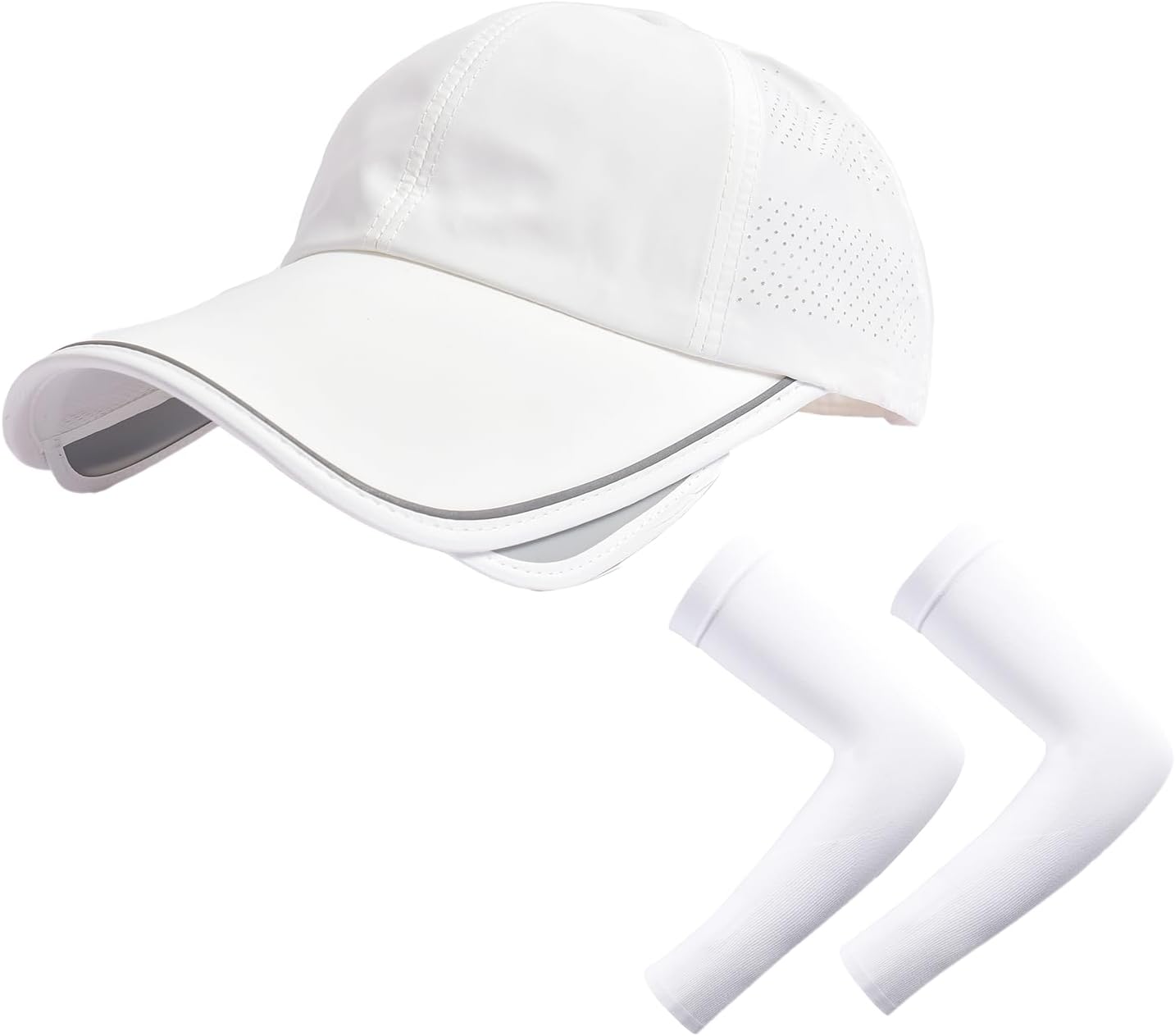 Outdoor Sun Hat with Retractable Brim Sun Mesh Breathable for Running Baseball Golf for UV Protection Sports Hat
