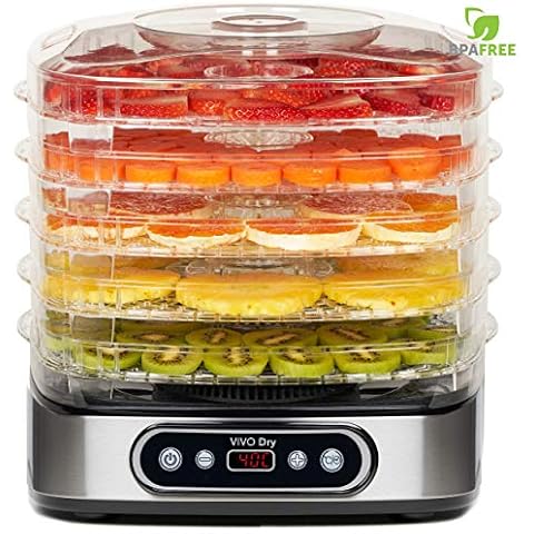 Deshidratador de Alimentos Profesional 5 Bandejas 35-70°C NO BPA 500W Cover