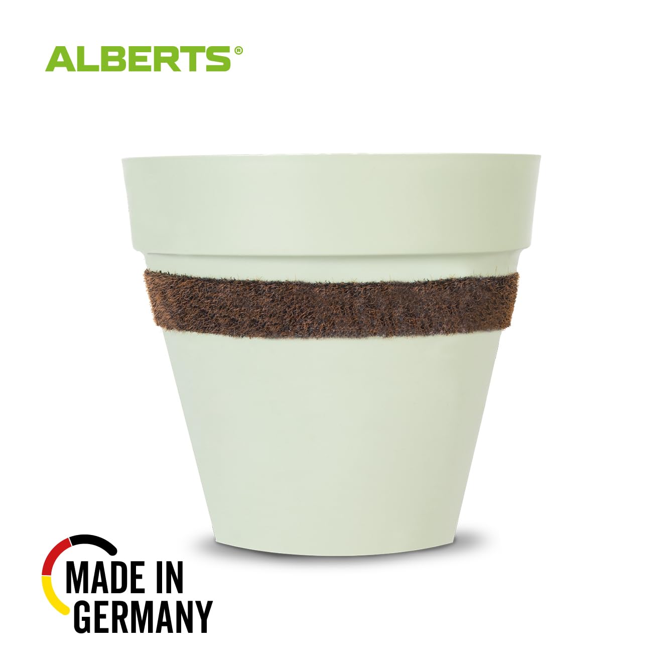 Alberts Schneckenzaun mit Erdspießen | schwarz | 6000mm x 40mm | Schneckenstopp | Schneckenabwehr für Topfpflanzen und Hochbeete | Schneckenschutz | Schneckenstopp Rasenkante