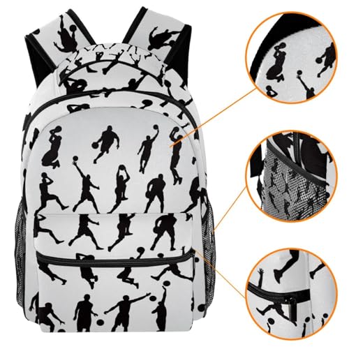 Sac de voyage décontracté multicolore avec grand compartiment de 40cm