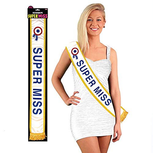 Echarpe Super Miss - Bleu - Taille Unique