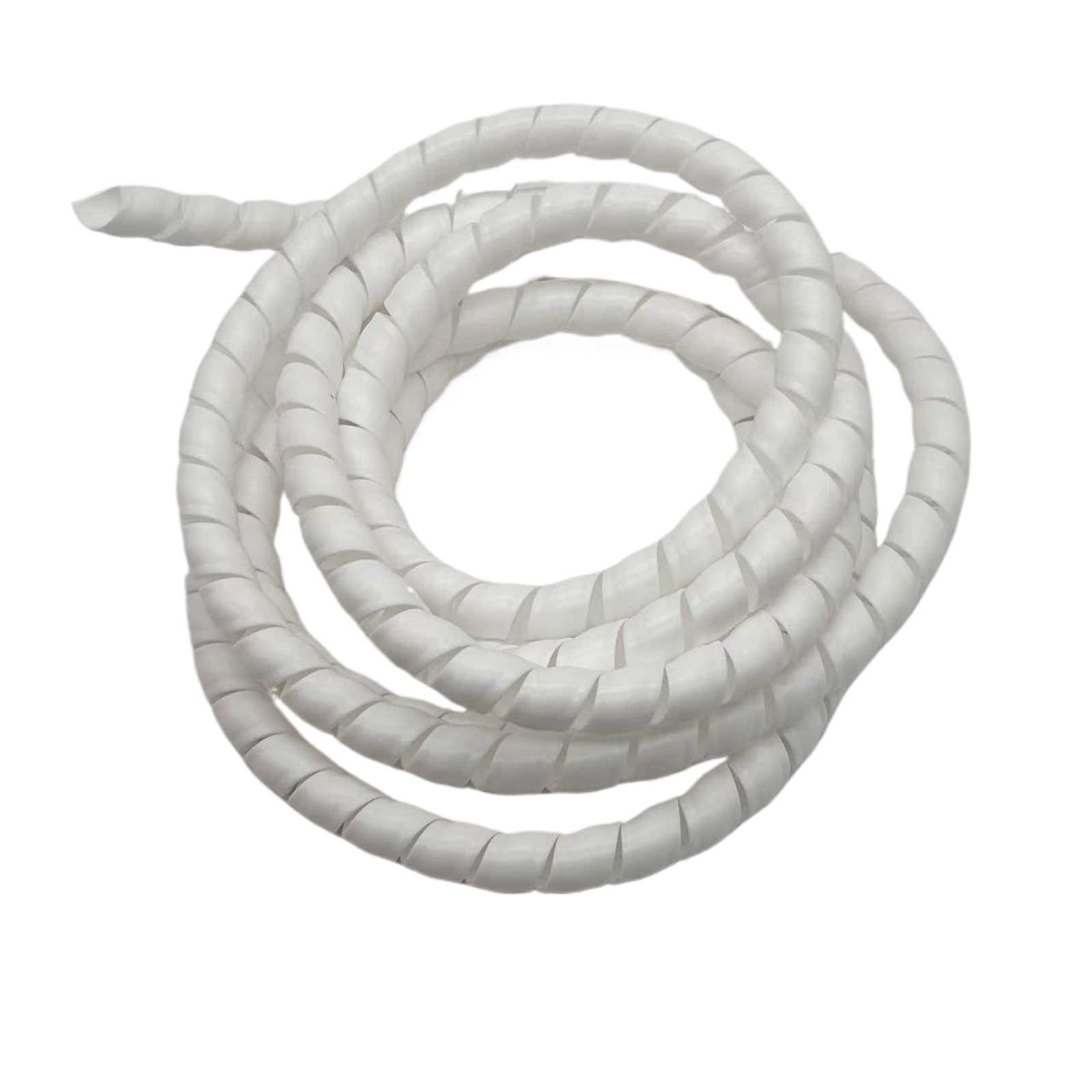 Manicotto per cavo a spirale, Manicotto a spirale bianco da 8 mm a 35, protezione flessibile for cavi, organizzatore, gestione dei tubi anti-ingombro(ID 16mm 5 meters)
