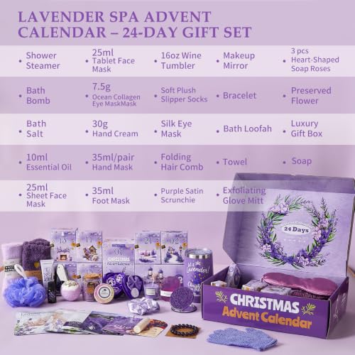 Image of Exun Advent Calendar 2026 Adult Women -24 Days of Christmas Countdown Gifts