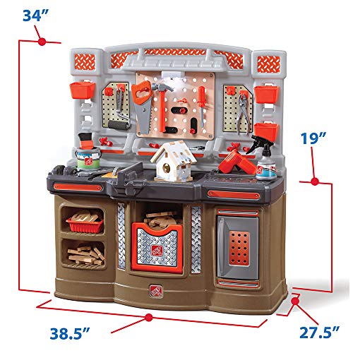 Step2 489199 Big Builders Pro Kids Workbench – Includes 45 Toy Workbench Accessories, Interactive Features For Realistic Pretend Play – Indoor/Outdoor Kids Tool Bench thumb #1