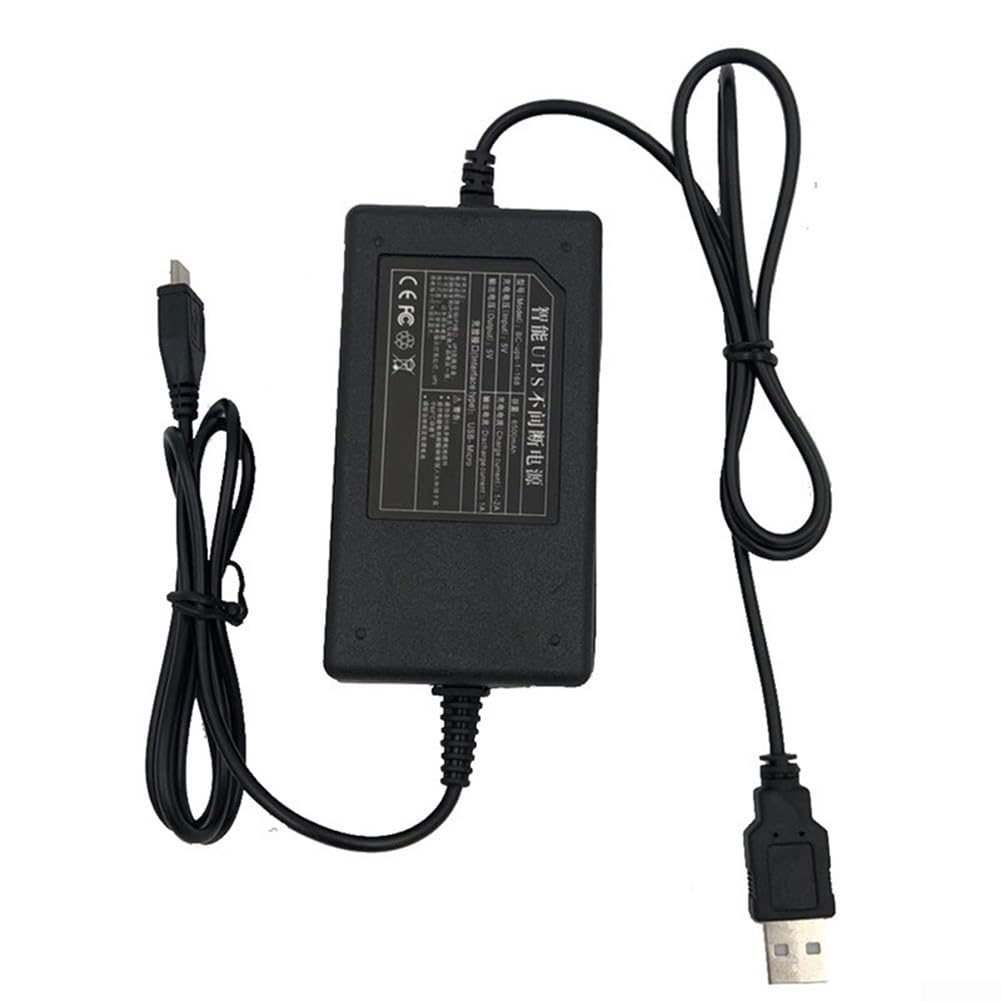 Onduleur / Batterie De Secours 5V2A Léger - Charge Intelligente 3200mAh - Pour Sécurité, Appareils USB, Éclairage