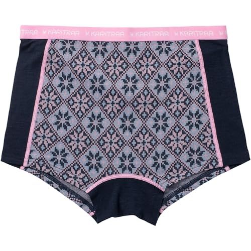 Caleçon thermique femme Kari Traa Rose en laine mérinos bleu marine taille XS