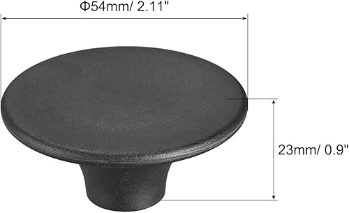 Miniatura 7 de MECCANIXITY Pomo universal para tapa de olla, perilla de repuesto de acero inoxidable, 2.126 x 0.906 in, color rojo, para cubierta de olla de