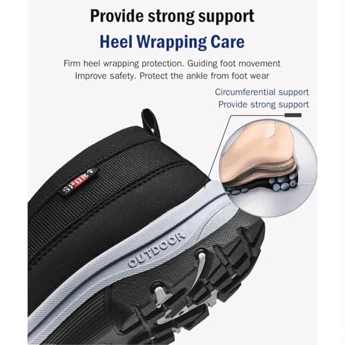 Auguscare Shoes Men, Orthowalkway Mens Shoes, Men's Arch Support Slip-On Canvas Loafers2