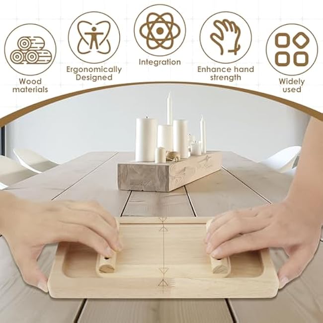 Tug of War for Climbers Finger, Wrist Competition Board Tug of War for Climbers, Finger Armwrestling, Finger Tug of War Toys for Enhanced Finger, Increased Hand Flexibility Increased Hand Strength Wrist Trainer for Home Party