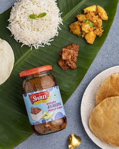 Image of SWAD Andhra Avakaya Mango Pickle - 400gm (Pack of 1)