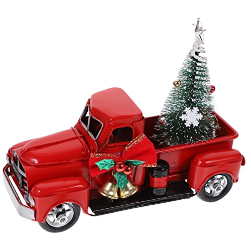 PAMINGONO 1stück Vintage Weihnachts-Truck Dekoration Rustikales...
