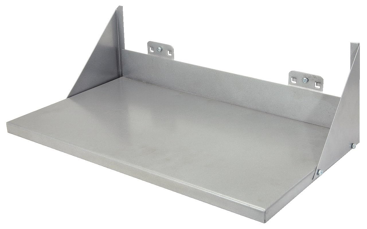 Support plateau sous-main 435x250 mm en acier pour fixation d'&eacute;tabli