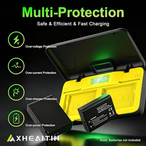 Image of LC-E10 20W PD 1h Dual Slot Camera Charger Fast Charging for Canon | EOS Rebel T7 T6 T5 T3 T100 4000D 3000D 2000D 1500D 1300D 1200D 1100D Kiss X50 X70 X80 X90 SLR