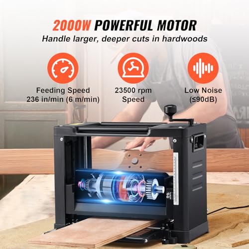 VEVOR 13-Inch Two-Blade Planer