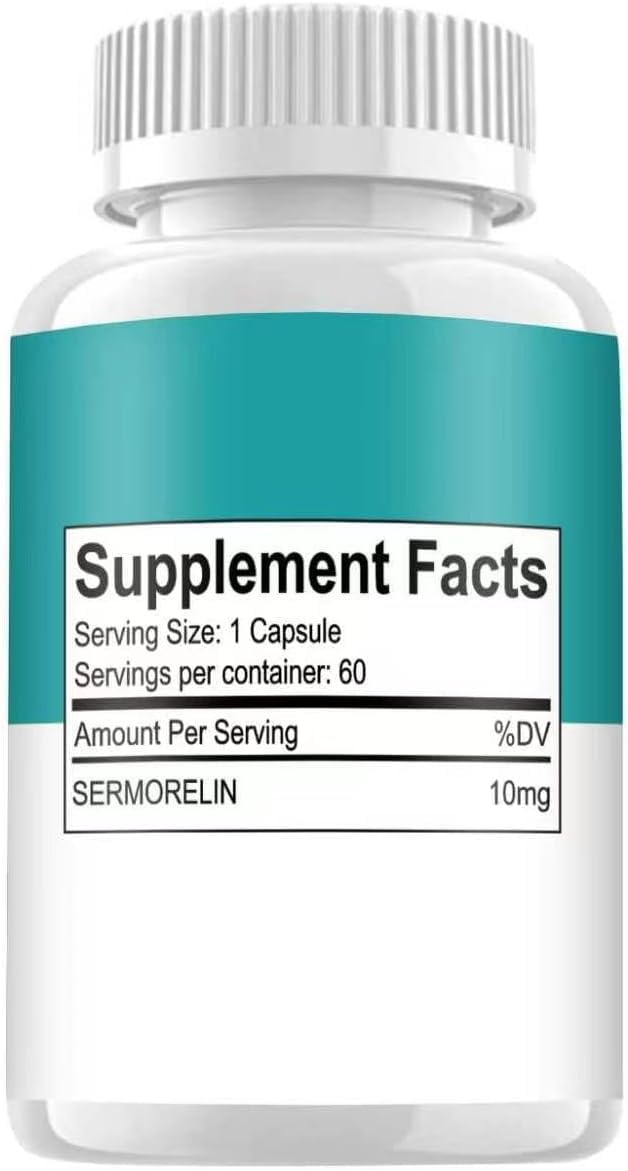 High Purity Sermorelin , 10MG, 98% Purity - 60 ct