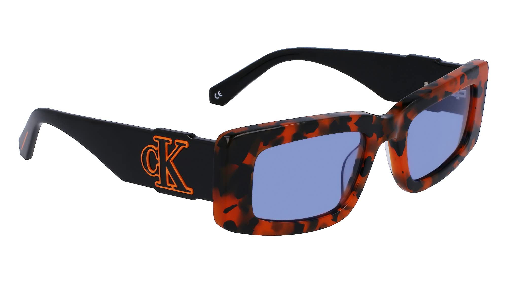 Calvin Klein Jeans CKJ23609S CKJ23609S 239 orange havana sole Unisex Kids Acetate, Standard, 52