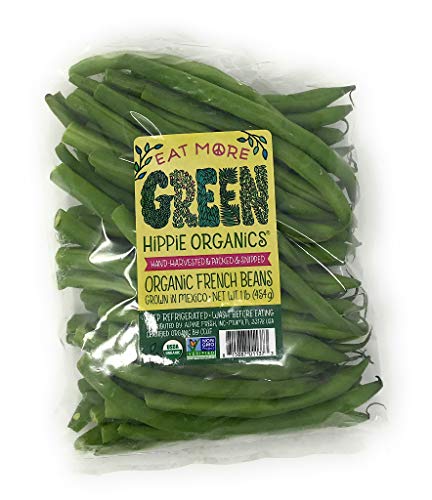 HIPPIE ORGANICS Organic French Beans, 16 OZ
