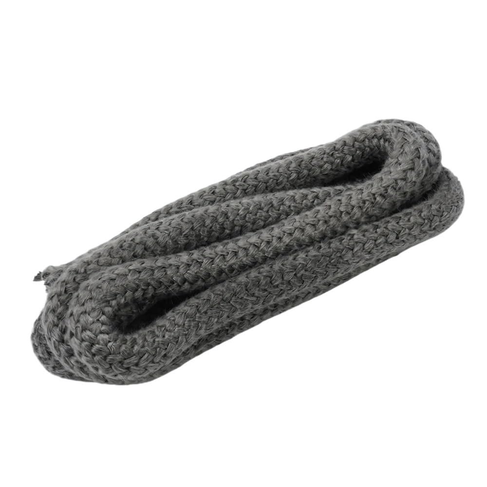 Corda in fibra di vetro per stufe, Guarnizione in corda nera in fibra di vetro 18 mm 20 2 metri intrecciata in grafite a basso attrito | 18mm
