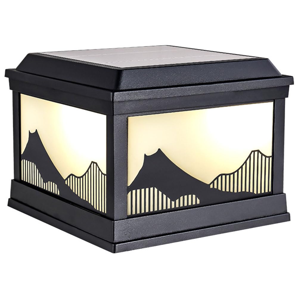 Lampada Solare Impermeabile Per Pilastri, Lampada A LED Impermeabile