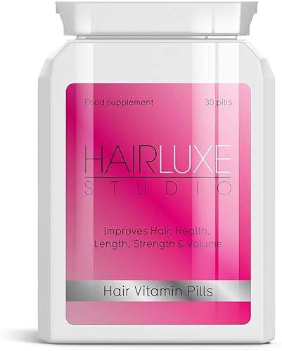 Hair Studio Hair - Píldoras de vitaminas para el cabello grueso y largo, sin extensiones